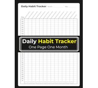 Daily Habit Tracker: Monthly Habit Tracking Notebook | Undated Journal for Building Consistent Routines, Goals & Mindful Progress | Large Print