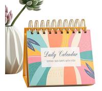 Daily Inspiration Calendar, Desk Calendars 2025, Daily Affirmation Quotes Calendar Aesthetic Tablet Toppiece Pice For Friends Family Colleagues Home Venue