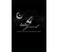 daily journal, live each day, motivational, positive, quote, butterfly, moon, stars, school planner daily blog, diary, mental health: 150 blank pages for your own space