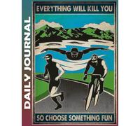 Daily Journal: triathlon black choose fun pt lqt ngt Daily Positivity Journal For Happiness, Wellness, Mindfulness & Self Care - Inspirational ... & Guided Journal Gifts For Men & Women