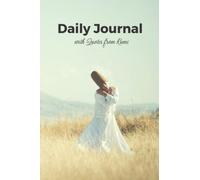Daily Journal with quotes from Rumi: Cute Journal