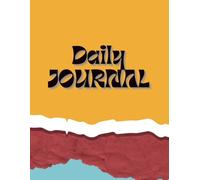 Daily Journal - Yellow, Maroon and Blue Cover