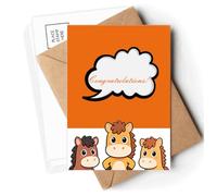 Daily Language Chat Congratulations Hope Postcards Envelopes Cards Mailing Year Horse