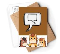 Daily Language Chat Dialogue Understanding Postcards Envelopes Cards Mailing Year Horse