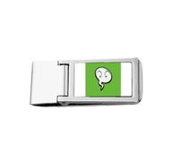 Daily Language Chat Emotion Surprise Slim Money Clip Stainless Holder Pocket Wallet