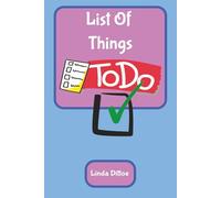 Daily List of Things To Do: List To Do Planner | Home or Work Planner | Daily To Do Checklist | 6X9 110 Pages