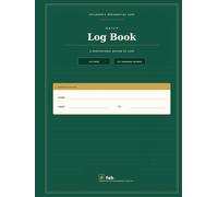 Daily Log Book for Children's Residential Homes: A dated, numbered and signed daily record for staff teams. 192 Pages. British Green Copper Edition (The Therapeutic Life)