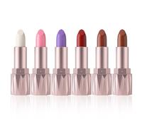 Daily Makeup Lipstick Set with Pearlescent Finish, 6 Color Lip Collection for Party Ready Looks, Purse Carry, and Refreshes, 0.12 Oz Each Pearl Lip Makeup Collection Nude