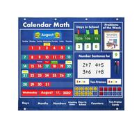 Daily Maths Calendar | Modular Activities to Support - Classroom Pocket Card - For Kids Teachers Parents Holiday Classroom Home Preschool and Primary School