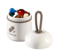 Daily Medicine Organizer for Travel - Portable Pill Case with Compartments for Cod Liver Oil and Supplements, Easy Open Design for Seniors and Elderly, Perfect for Home Storage or on The Go Use