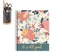 Daily Mental, Mood Tracker Planner, 8.27in Guided Notebook with Reflection Prompts, Emotional Wellness Diary, Self Care with Minimal Design, Personal Log for Men and Women