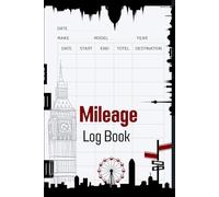 Daily Mileage Tracker for Vehicle Owners and Entrepreneurs: Log Your Daily Drives, Gas Usage, Business Mileage & Auto Maintenance | Compact 6x9 Logbook | 120 Pages