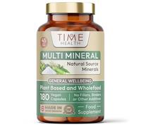 Daily Multi Mineral - Natural Source & Plant-Derived - Contains Ionic and Trace Minerals - Zero Additives - UK Manufactured - Pullulan (180 Capsule Bottle)