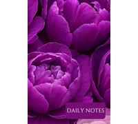 Daily Notes - Flower Collection Notebook: Purple Tulips: Elegant Botanical Writing & Planning Notebook, 6x9, 120 Lined Pages