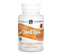 Daily Omega Kids, Natural Fruit Flavour, 500 mg, 30 Chewable Soft Gels