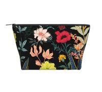 Daily Organiser, Colorful Boho Floral Cosmetic Bag,Travel Organiser,Exquisite Toiletries Bag,Ladder Portable Cosmetic Organiser,Stationery Bag