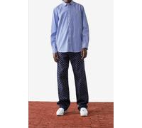 Daily Paper Mambo Long Sleeve Shirt White/blue size S | Formal Shirts Outlet | Unisex | White S