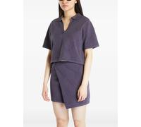 Daily Paper Repatty textured polo top - Grey XS