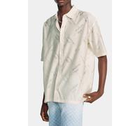 Daily Paper Salim Relaxed Short Sleeve Shirt Frost White size S | Button-Down Shirts Outlet | Unisex | White S
