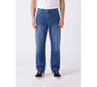 DAILY PAPER Straight-Leg Jeans in Cotton Denim with Monogram Pattern - Size: S - male