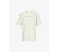 Daily Paper Womens Frost White Unified Logo-print Cotton-jersey T-shirt Xs