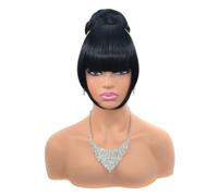 Daily Party Use Ladies' Bangs, One-piece Wig For Delivery | Once Worn, The Hair Is Styled And The Bangs Naturally Connect, Requiring No Maintenance