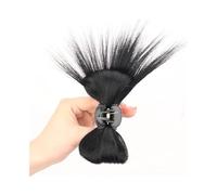 Daily Party Use Synthetic Hair Bun Hairpiece Half-tie Grab Clip Ponytail Extensions(1B)