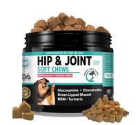Daily Pet Care Hip and Joint Supplements For Dogs | Dog Joint Supplements to Reduce Stiffness and Improve Mobility with Organic Turmeric, Glucosamine, Chondroitin and Green Lipped Mussel For Dogs