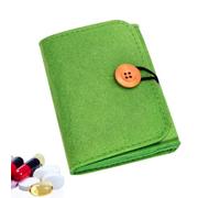 Daily Pill Box | 7 Day Pill Organizer Supplement Holder for Home, Office, Gym, Camping, Outdoor Sports, Holidays, Men,