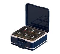 Daily Pill Box, Travel Pill Box Container, Pill Dispenser & Pill Box Container, Weekly Pill Box, Pill Organiser, Separate Compartments for Family, Friends, Colleagues