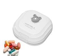 Daily Pill Organizer - Compact Portable Storage Box, Multi Compartment Pill Case, Travel Weekly Medicine Holder | Efficient Health Management Tool for Supplements Pills Routine