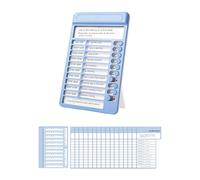 Daily Plan and Time Management Discipline Plan Board for Kids Adults to Manage Tasks Goal Using Goal Tracking Board