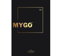daily planer 2025 "MyGO": goals journal, productivity notebook and motivational organizer. The best S.M.A.R.T goals setter with a schedule for each day April-June 2025