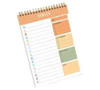 Daily Planner 104 Pages 5.5x8.66Inch Twin Coil Binding Planner Notebook Academic Journal for Daily Planning Note Taking Paper Notebook