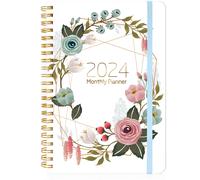Daily Planner 2024 2024 A5 2024 Flexible (5.1x 7.5 inches) (Pink)