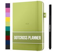 Daily Planner 2025 (Undated) | B5 Dotcross | Your All in One Day Organizer, At A Glance Weekly Agenda, Yearly Calendar Book | Planners for Personal, Professional, Academic & Work Goals and Schedule
