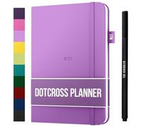 Daily Planner 2025 (Undated) | B5 Dotcross | Your All in One Day Organizer, At A Glance Weekly Agenda, Yearly Calendar Book | Planners for Personal, Professional, Academic & Work Goals and Schedule