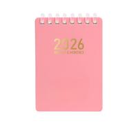 Daily Planner - 2026 Daily Work Planner | Pocket Size Soft Coil A7 Workbook for School Work Planning Journaling Research Nursing Writing Studying