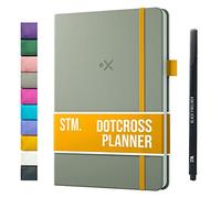 Daily Planner 2026 (Undated) | B5 Dotcross | Your All in One Day Organizer, At A Glance Weekly Agenda, Yearly Calendar Book | Planners for Personal, Professional, Academic & Work Goals and Schedule