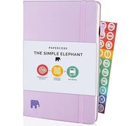 Daily Planner and Diary 2024-2025 - Undated Day Planner and Appointment Diary w/Gratitude Stickers - Leatherette Weekly Journal, Academic Study - Lilac