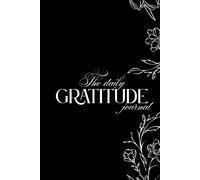 Daily Planner and Gratitude Journal Note Book BLACK Edition