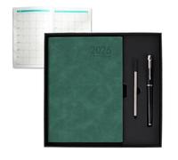 Daily Planner Notebook, 2026 Diary Task Book for Work, A5 Hardcover 12-Month Daily Agenda Journal for Students, Teenagers, Adults, Teachers