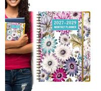 Daily Planner Notebook,2027-2029 Life Organizer Journal Agenda,Planner for Work | for Desk Travel Home Business Study School College