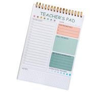 Daily Planner Notebook 52 Sheets Twin Coil Binding Paper Journal for Lesson Plans and Schedules Organization Educator Pad
