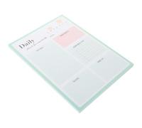 Daily Planner Notepad Green Paper Tear off Planning Pad