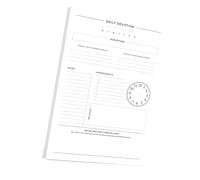 Daily Planner Notepads Meal Fitness Planner Tracking Journal with 60 Sheets for Workout Reading Meal Scheduling Planning Colorful Book Tracking Notepads