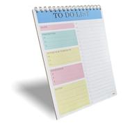 Daily Planner Pad, A5 To Do List Notepad Todo List Undated 50 Pages, Checklist Personal Work Orginizer Productivity Note Pad (Option 1)