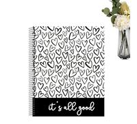 Daily Positivity Log - Calming Thought Organizer, Wellbeing Activity Book, Planner with Affirmation Writing Section, Guide for Burnout Prevention Support, Guided Routine Journal Healing Peace