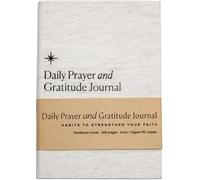 Daily Prayer & Gratitude Journal - 6 Months | White Cotton Day by Day Planner for Bible Affirmations & Prayer Requests | Positivity Journal for Study & Praying | Religious Gift