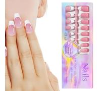 Daily Press on False Nails Self-Adhesive Trendy False Nails with
